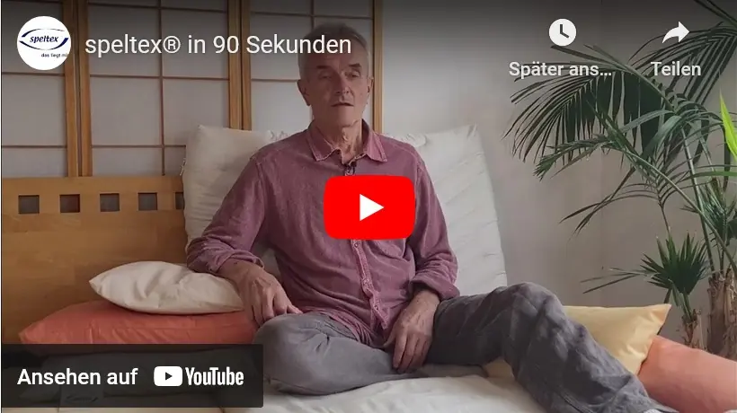 Youtubevideo Bernd Bleistein im Speltex Showroom.